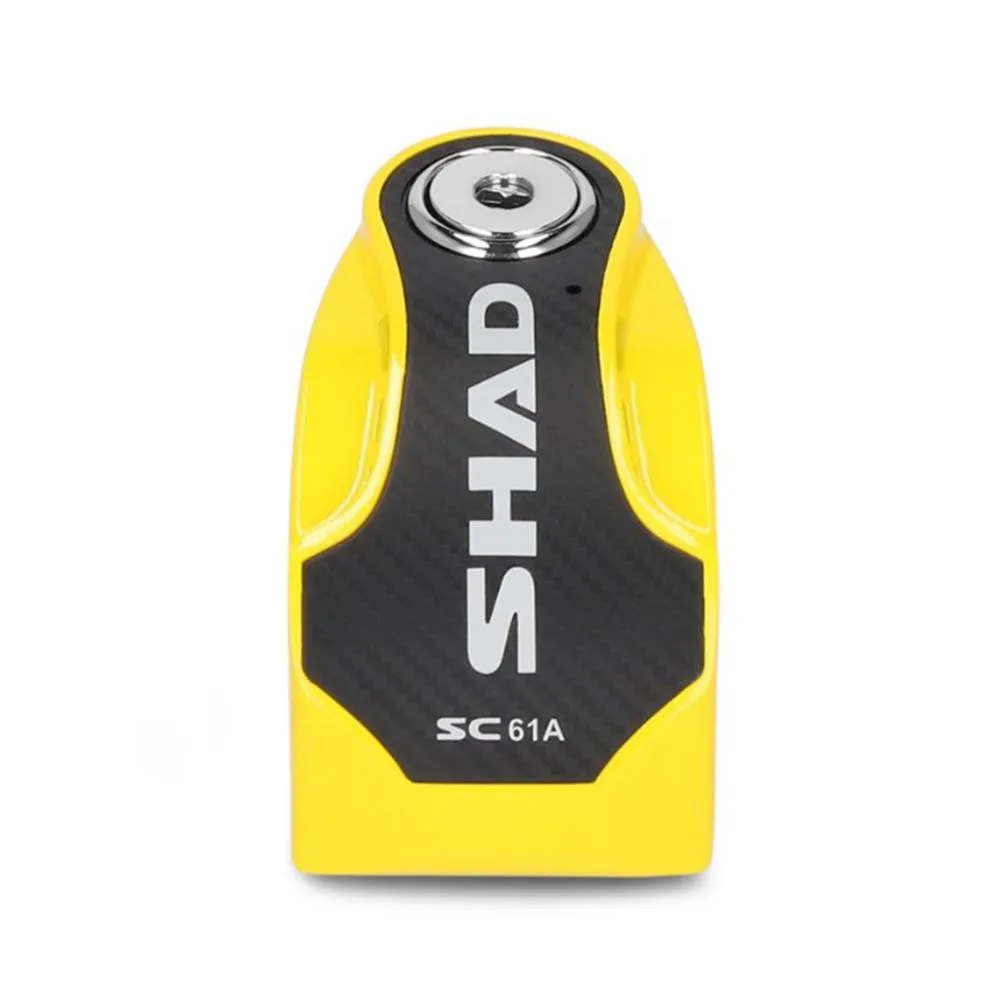 SHAD SC61A Alarmlı Sarı Motosiklet Disk Kilidi C0S6103A