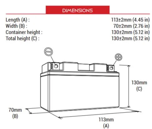 BS BATTERY BTX7L (Sla) Motosiklet Aküsü Sla Tipi