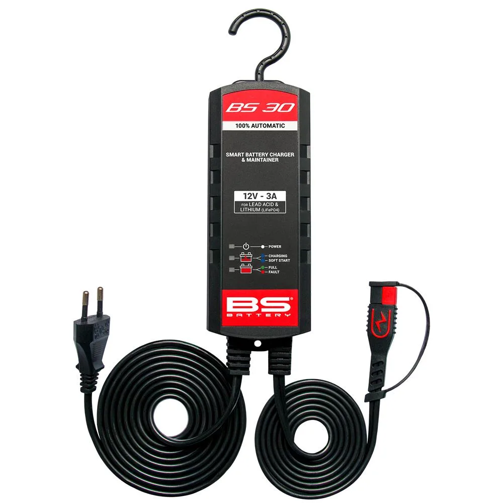 BS BATTERY BS30 - Akıllı Akü Şarj Cihazı 12V 3A