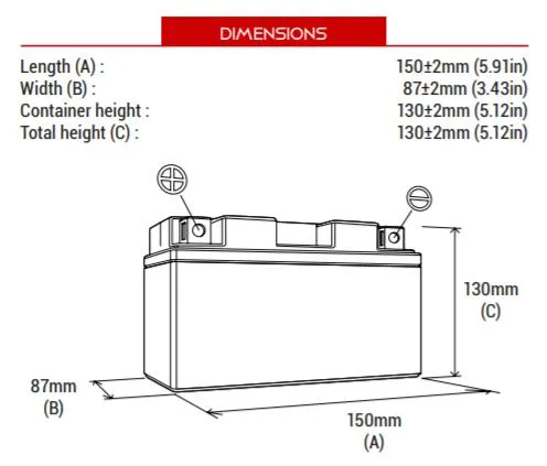 BS BATTERY BTX12-BS Motosiklet Aküsü