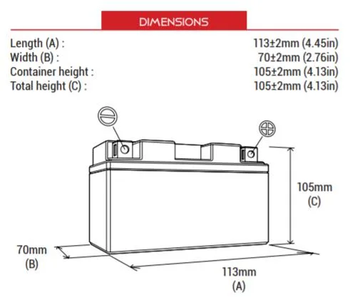 BS BATTERY BTZ6S / BTX5L (Sla) Aku Motosiklet Aküsü Sla Tipi