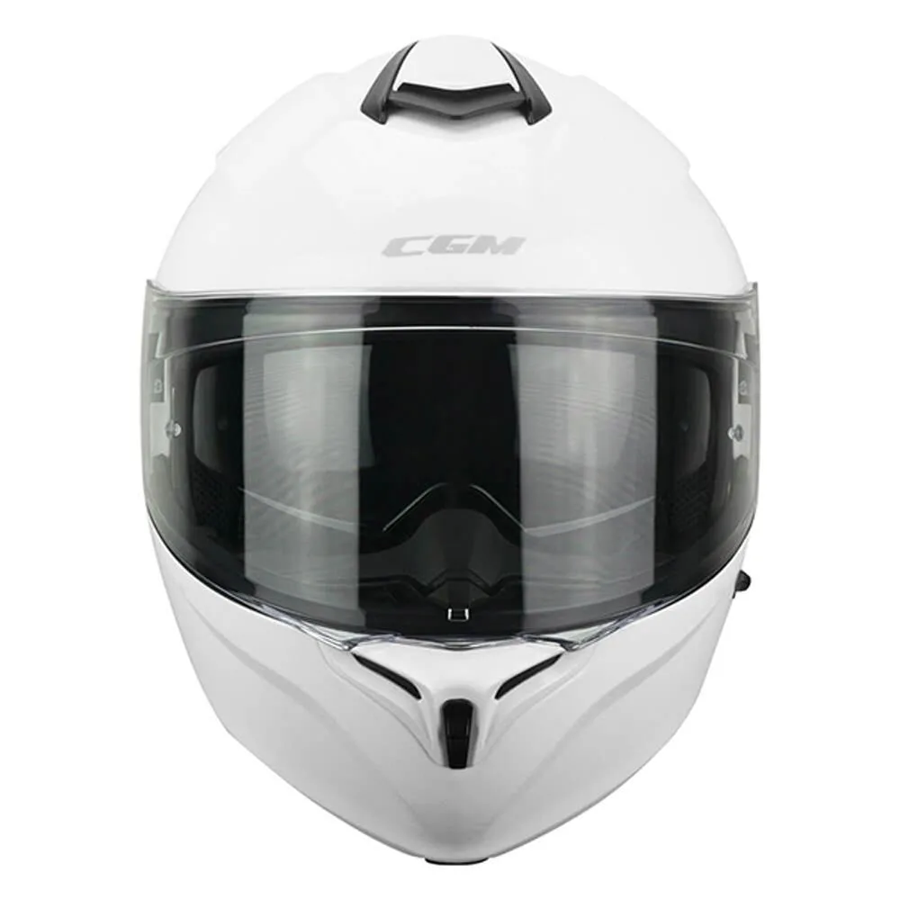 CGM 568A Ber Mono Çene Açılır Motosiklet Kaskı Beyaz / S