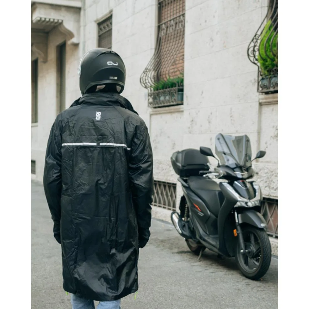OJ Compact Over Parka Yağmurluk Siyah M
