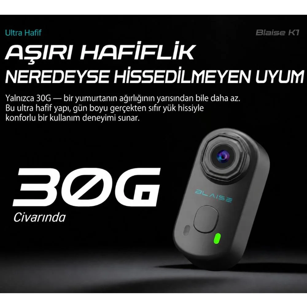 BLAISE K1 Aksiyon Kamera