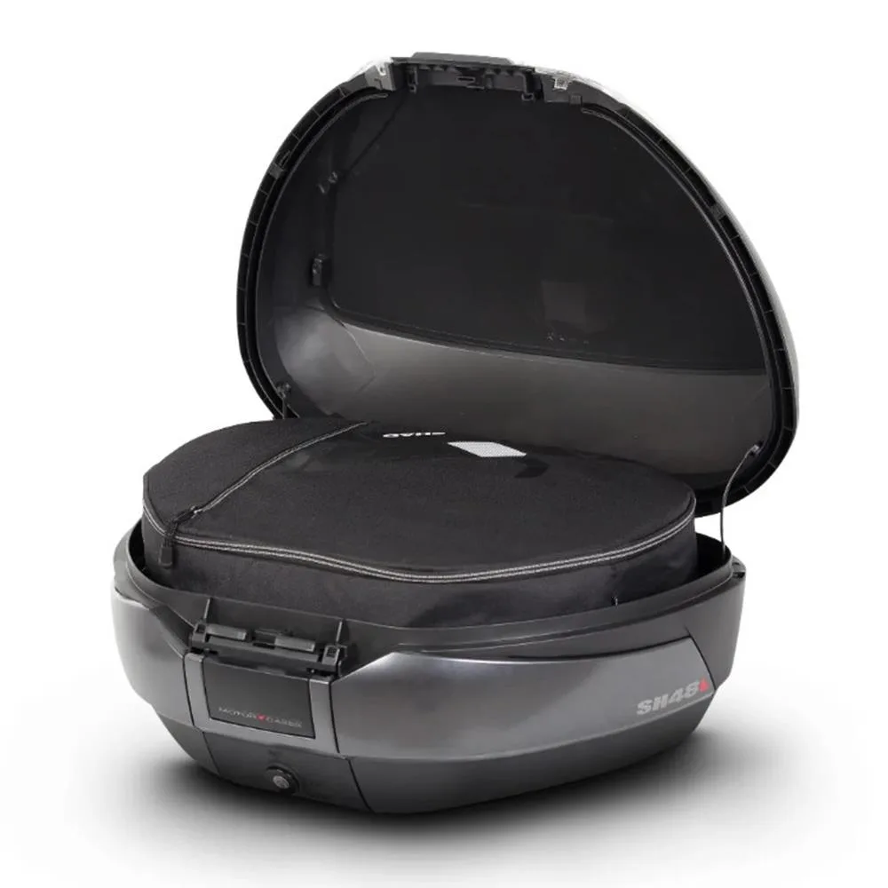 SHAD SH48 Motosiklet Arka Çanta Topcase Siyah 48 Litre
