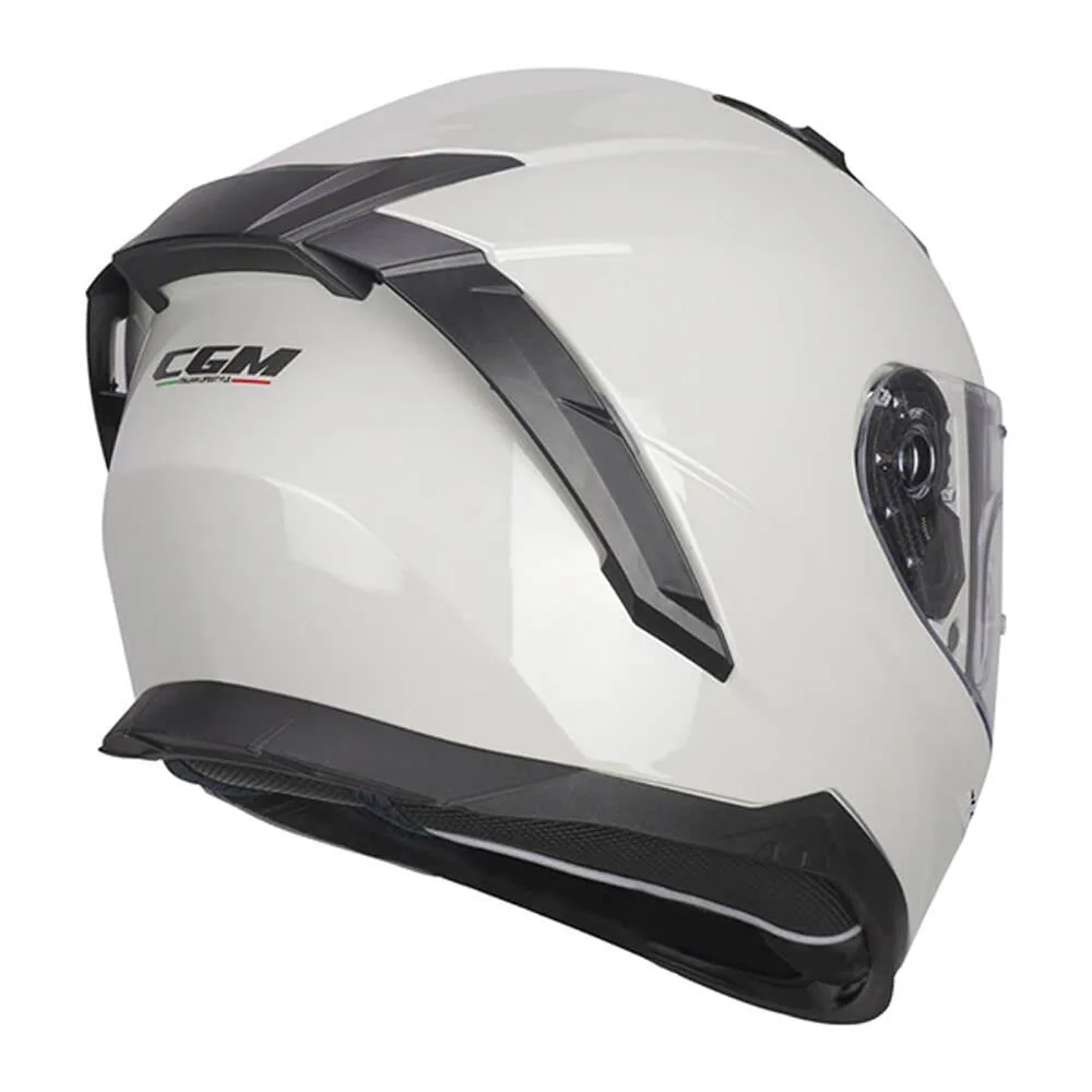CGM 311A Blast Mono Kapalı Motosiklet Kaskı Beyaz / M