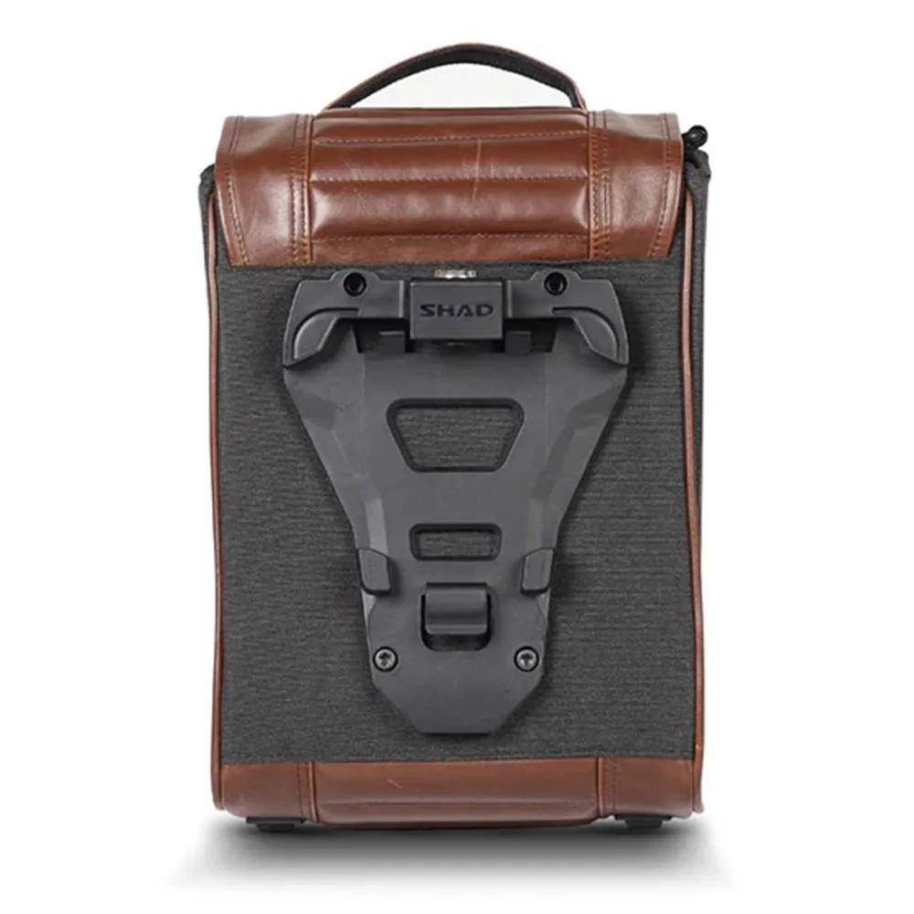 SHAD Cafe Racer Kahverengi Retro Yan Çanta Saddle Bag X0SR38