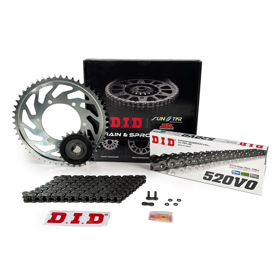 Zincir Dişli Seti - Yamaha YZ F (450 CC) - (2009-2014) - Zincir : DID-520 Oring-114 / Dişli : (14T -49T) - Ön Dişli (Orj+1)