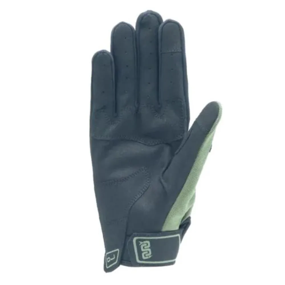 OJ Grip Yazlık Motosiklet Eldiveni XL Yeşil EN 13594 Sertifikalı