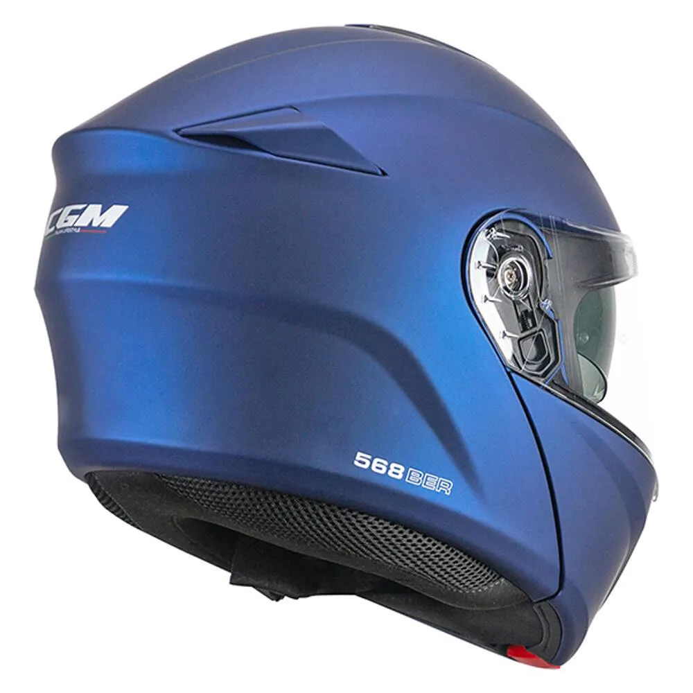 CGM 568A Ber Mono Çene Açılır Motosiklet Kaskı Mavi / M