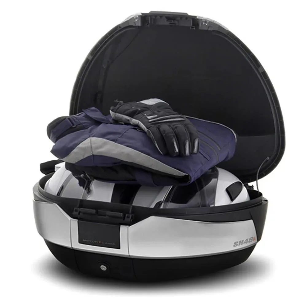 SHAD SH48 Motosiklet Arka Çanta Titanium Topcase 48 Litre D0B48400