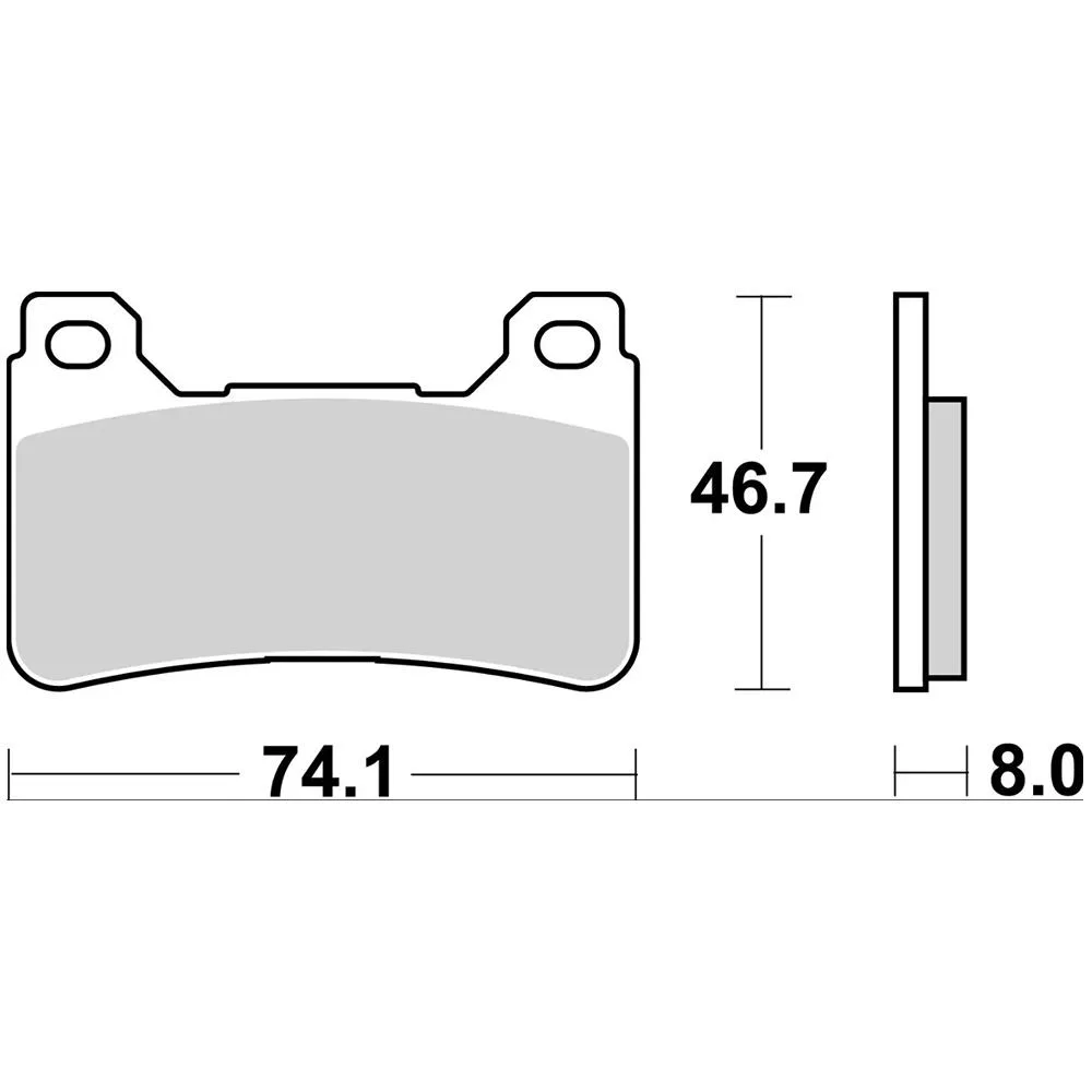 BREMBO Ön Fren Balatası CB1000R CBR600RR VFR800 07HO50SA
