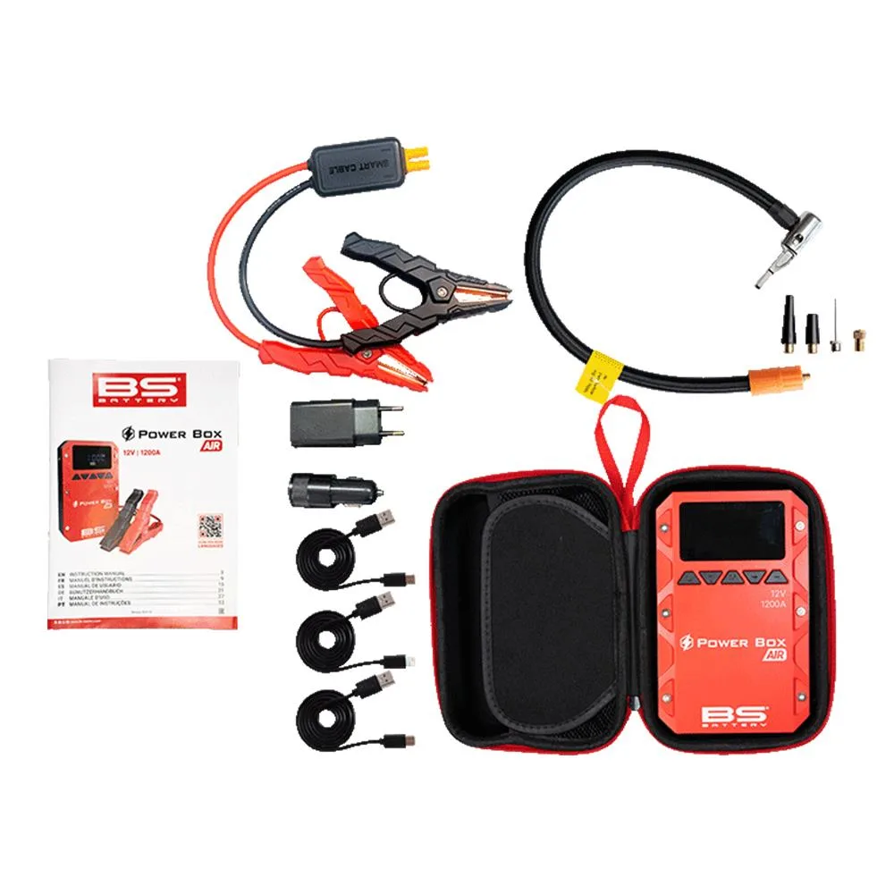 BS BATTERY PB02 Powerbox Air Akü Takviye Cihazı Lastik Hava Pompası 700589