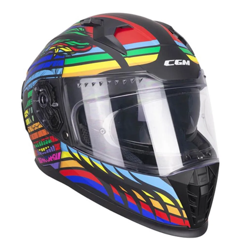 CGM 311X Blast Skull Kapalı Kask Gökkuşağı L