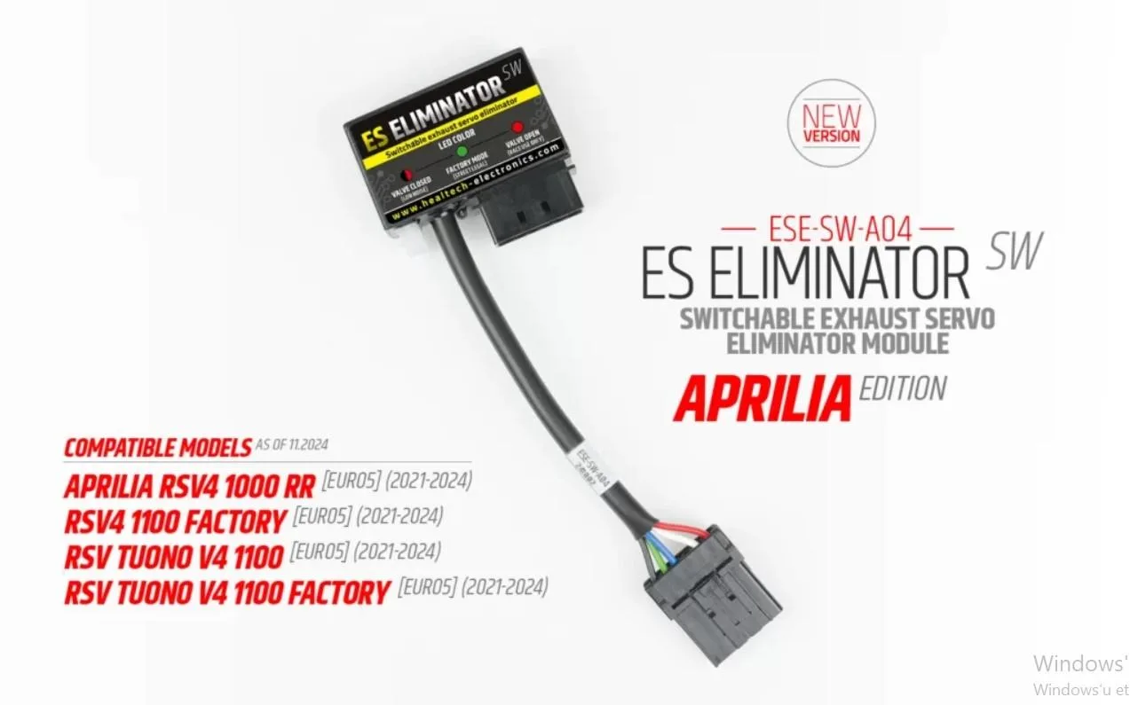 HEALTECH Switchable Exhaust Servo Eliminator V4 Ese - SW - A03