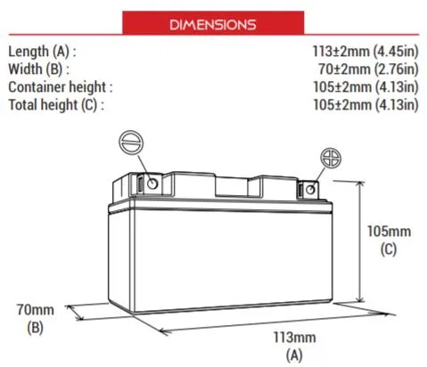 BS BATTERY BTX5L - BS Motosiklet Aküsü