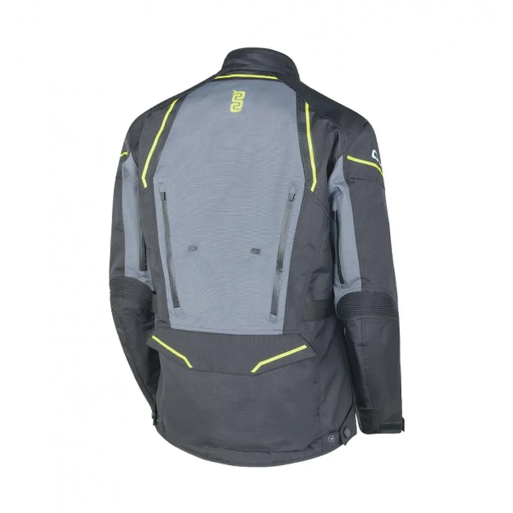 OJ Endurance Motosiklet Ceketi Gri / Sarı / Siyah L