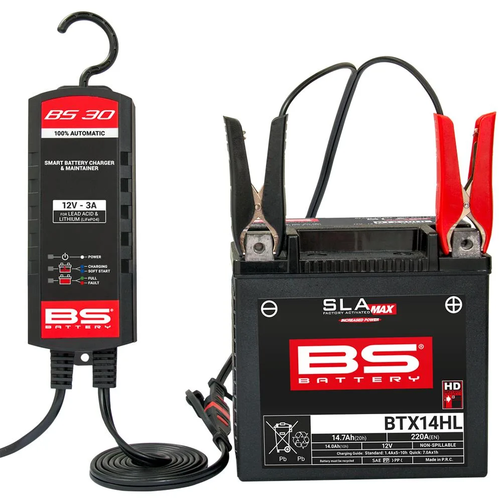 BS BATTERY BS30 - Akıllı Akü Şarj Cihazı 12V 3A