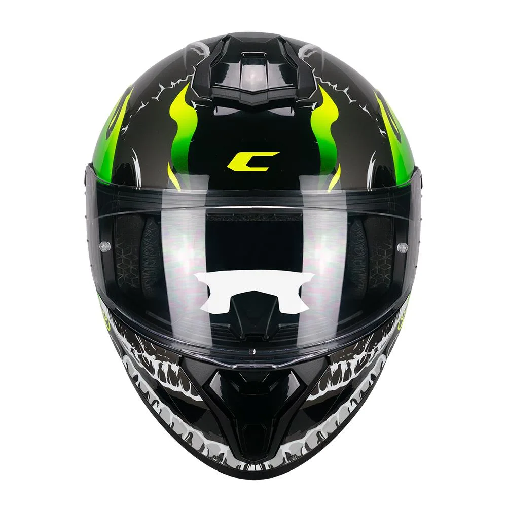 CGM 330R Riot Ripper Kapalı Kask Siyah / Sarı - S