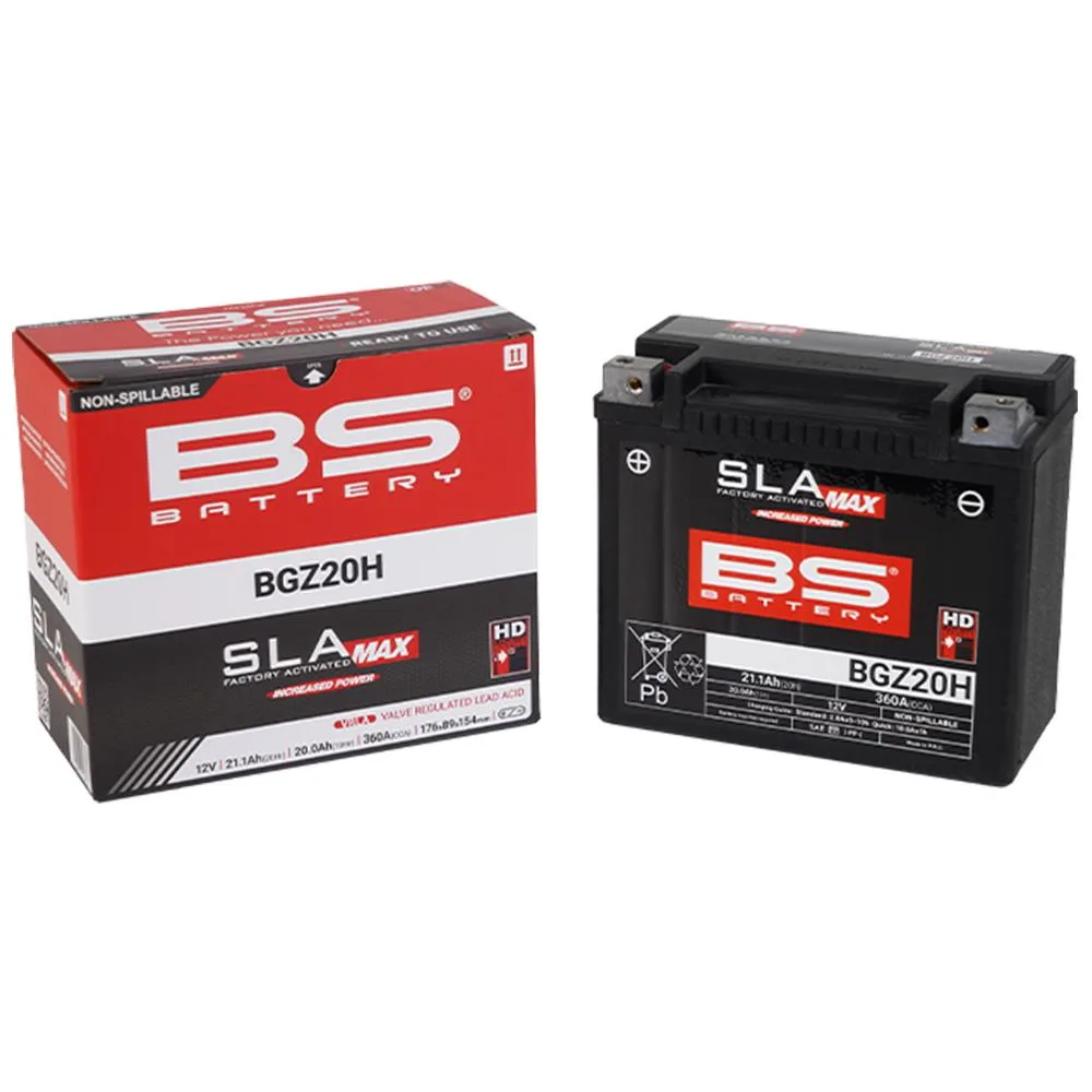 BS BATTERY BGZ20H Sla Max (BTX20H) Motosiklet Aküsü 300938