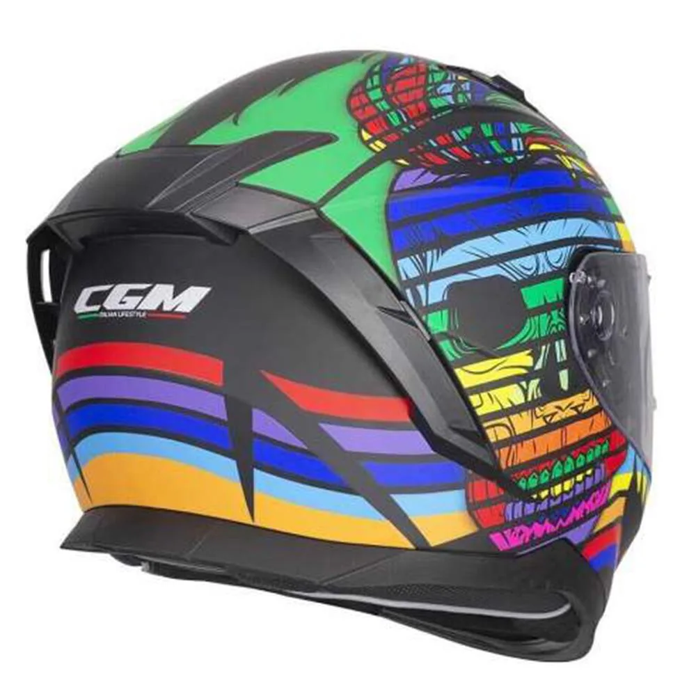 CGM 311X Blast Skull Kapalı Kask Gökkuşağı L